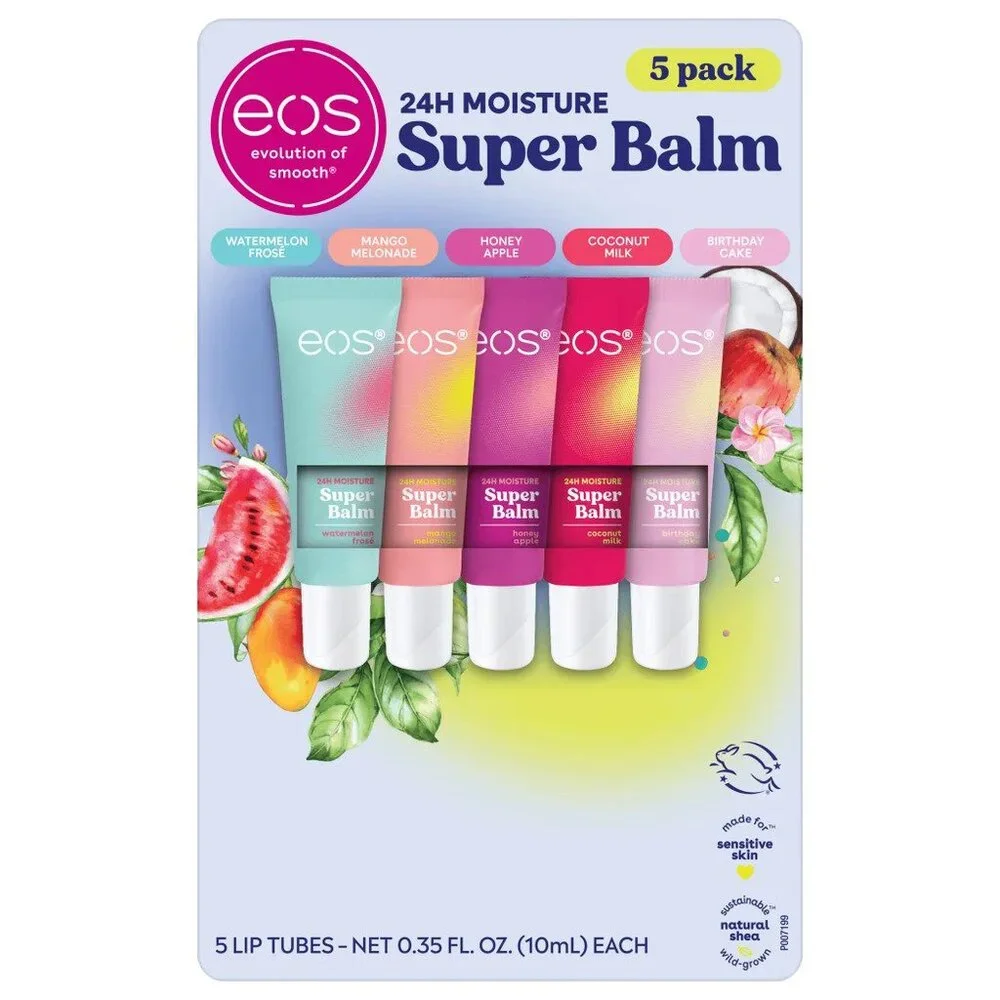eos Super Balm 24 Hour Moisture 5-pack